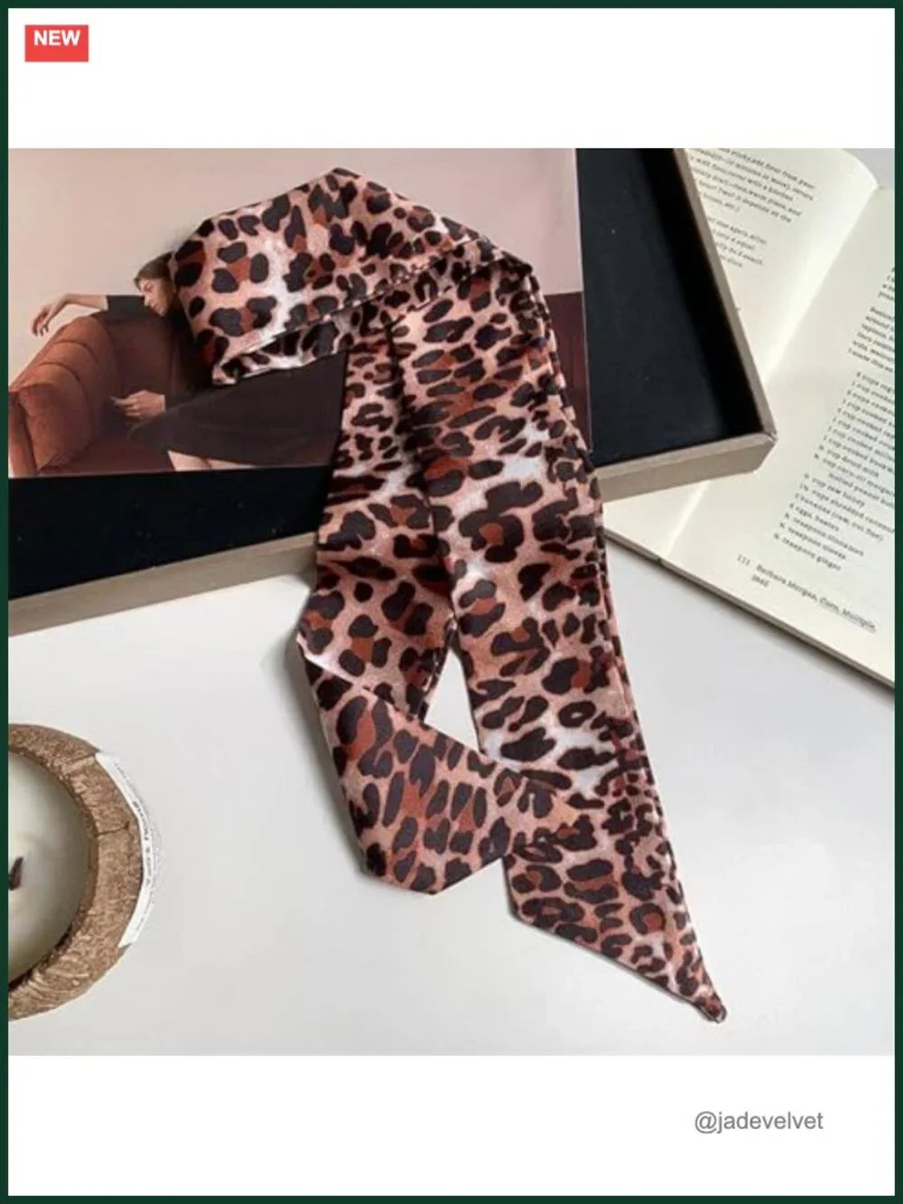 4 Pack Purse Scarf for Bags Silk Hair Scarf Women Accessories Ribbon Band Neck